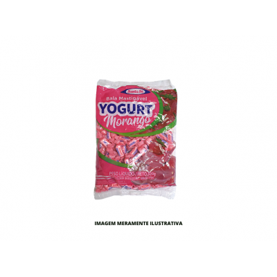BALA - SANTA FE - 300g MASTIGAVEL YOGURT MORANGO